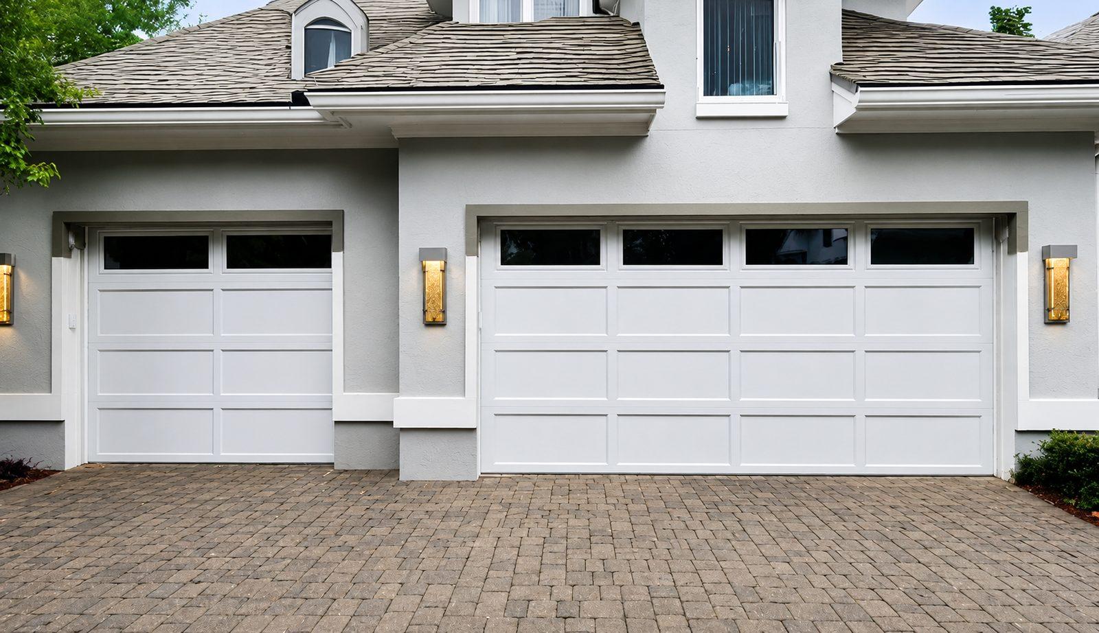 New garage door installation on a Brandon, FL home