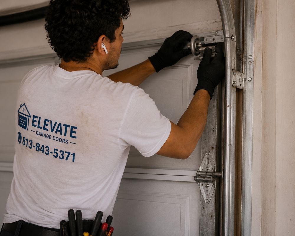 Garage door roller repair