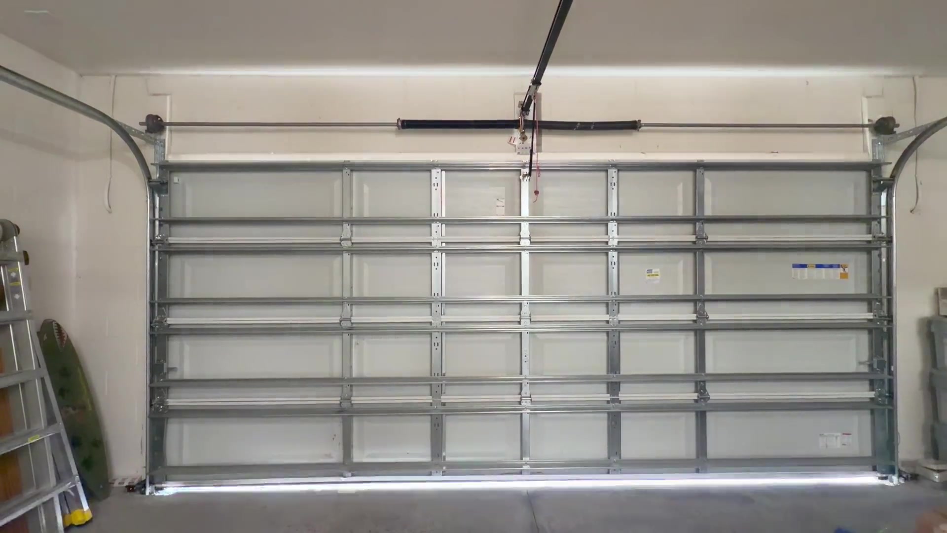 Garage door spring service video